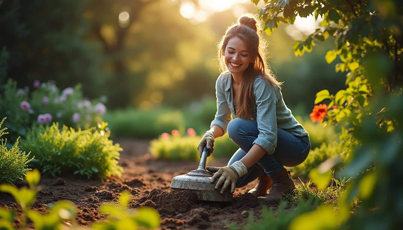 Entretien facile de votre jardin avec une motteuse
