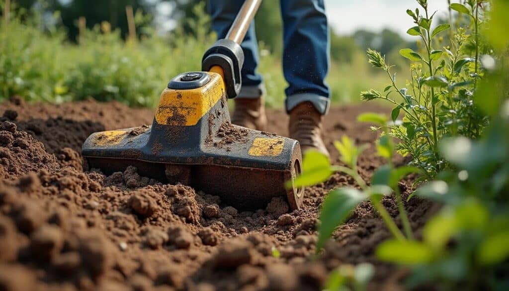 Guide d'emploi d'une motteuse sur sol argileux au jardin