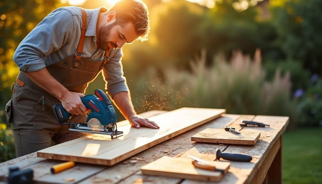 Scie sauteuse Bosch GST 18V : Puissance et précision sans fil