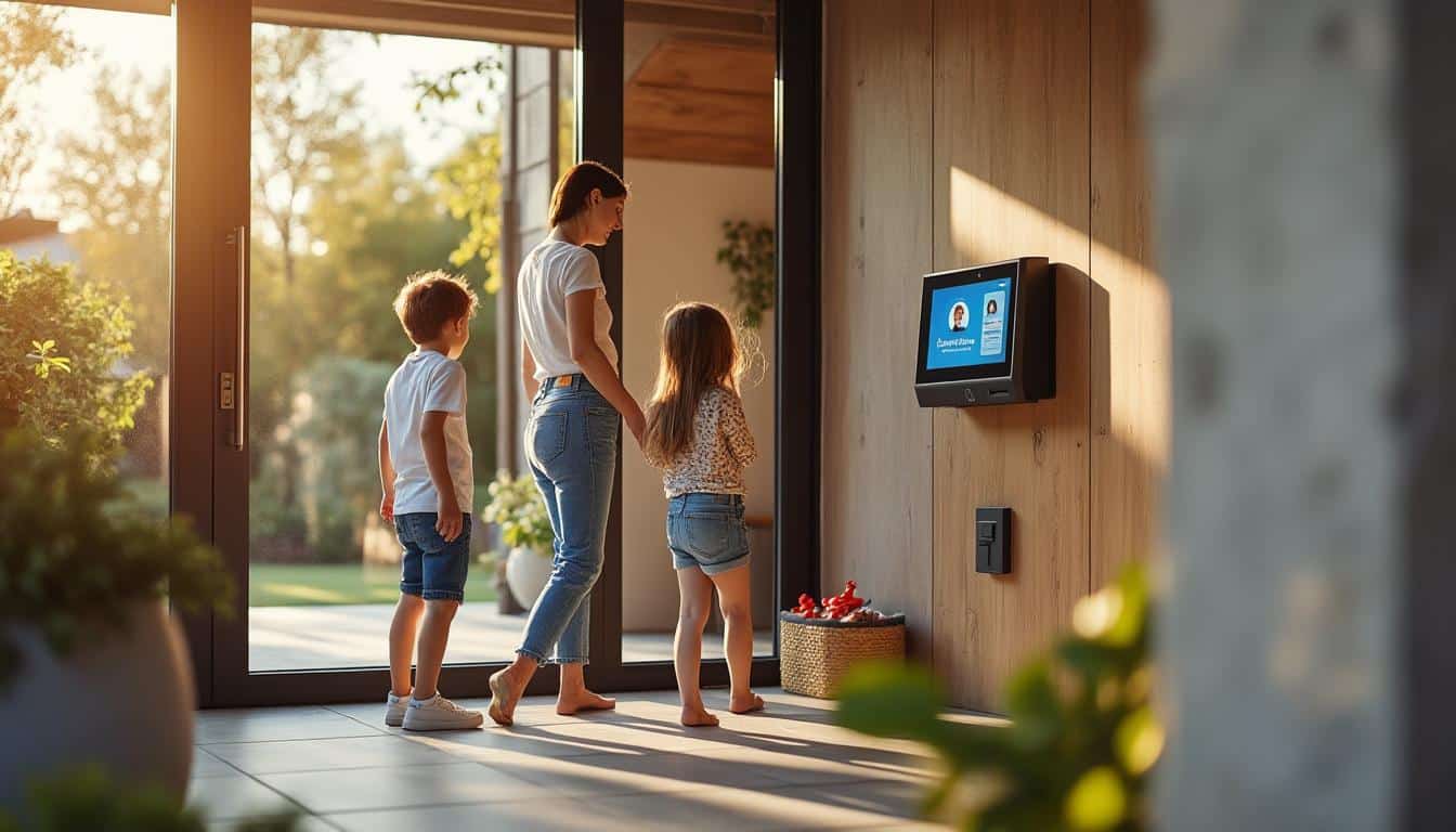 Sécuriser les enfants à la maison avec un visiophone anti-intrusion
