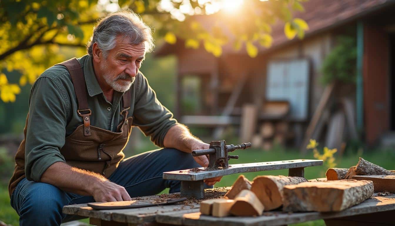 Illustration: Comprendre le banc de scie pour le bois de chauffage d’occasion : utilité, choix et avantages