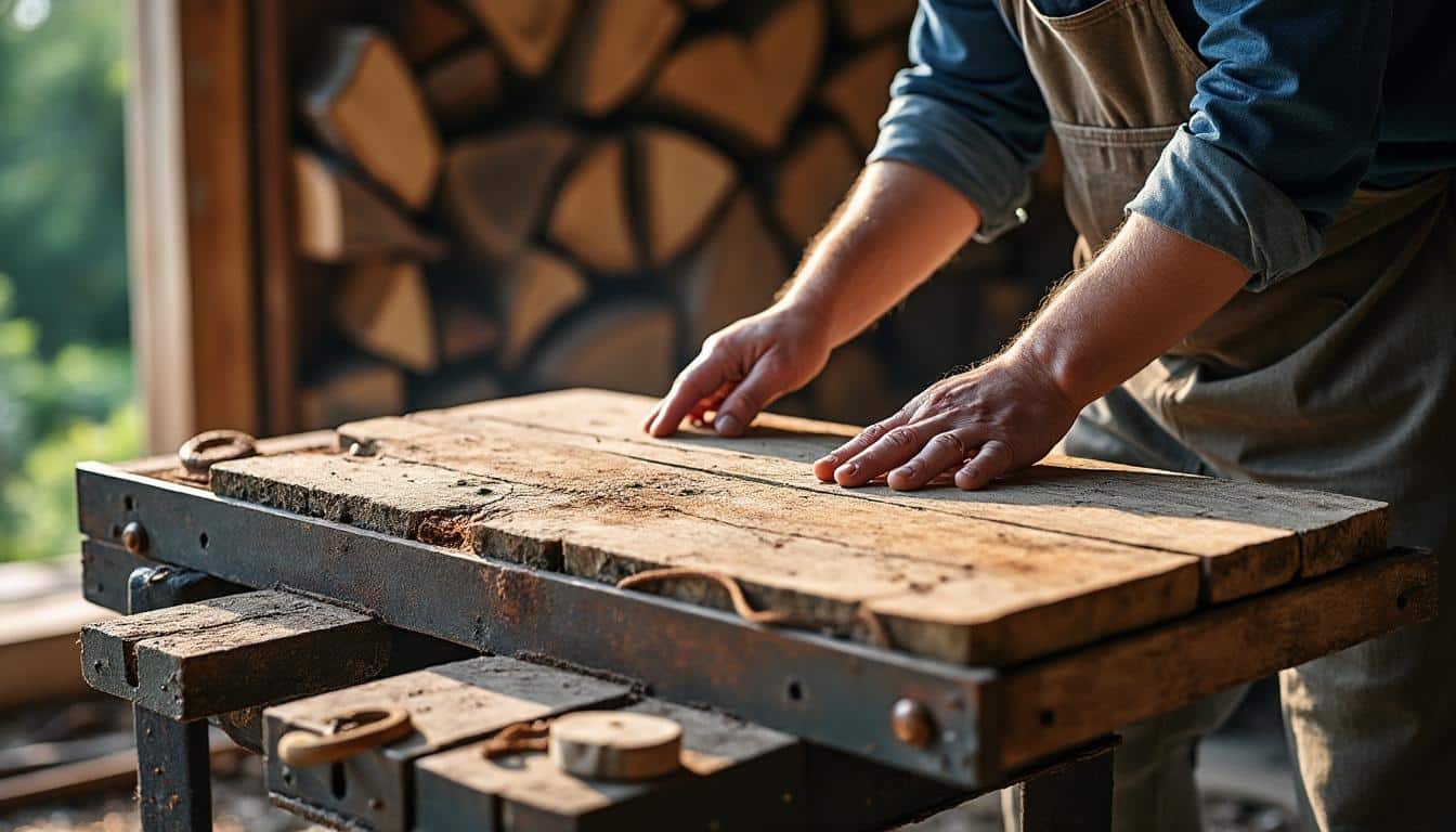 Banc de scie pour le bois de chauffage d’occasion : guide complet