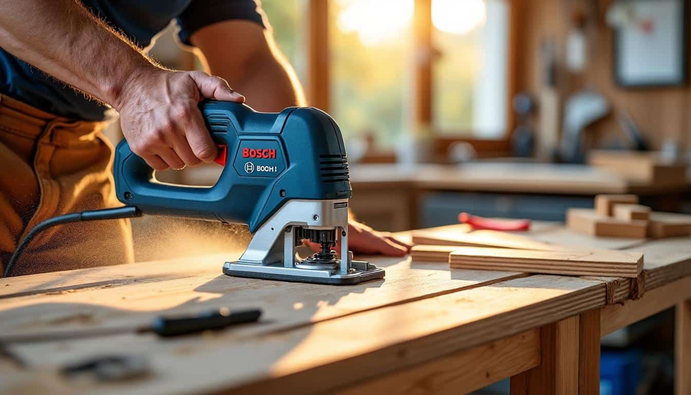 Illustration: Les fonctionnalités clés de la scie sauteuse Bosch pour un travail efficace