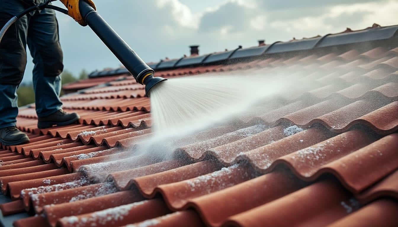Illustration: Comprendre le fonctionnement du nettoyeur haute pression pour nettoyer une toiture en tuile