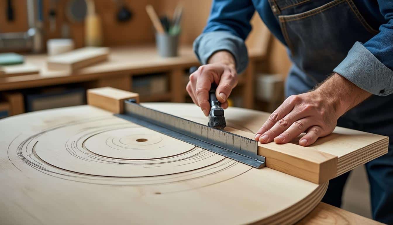 Illustration: Comment bien utiliser une règle de guidage avec votre scie circulaire