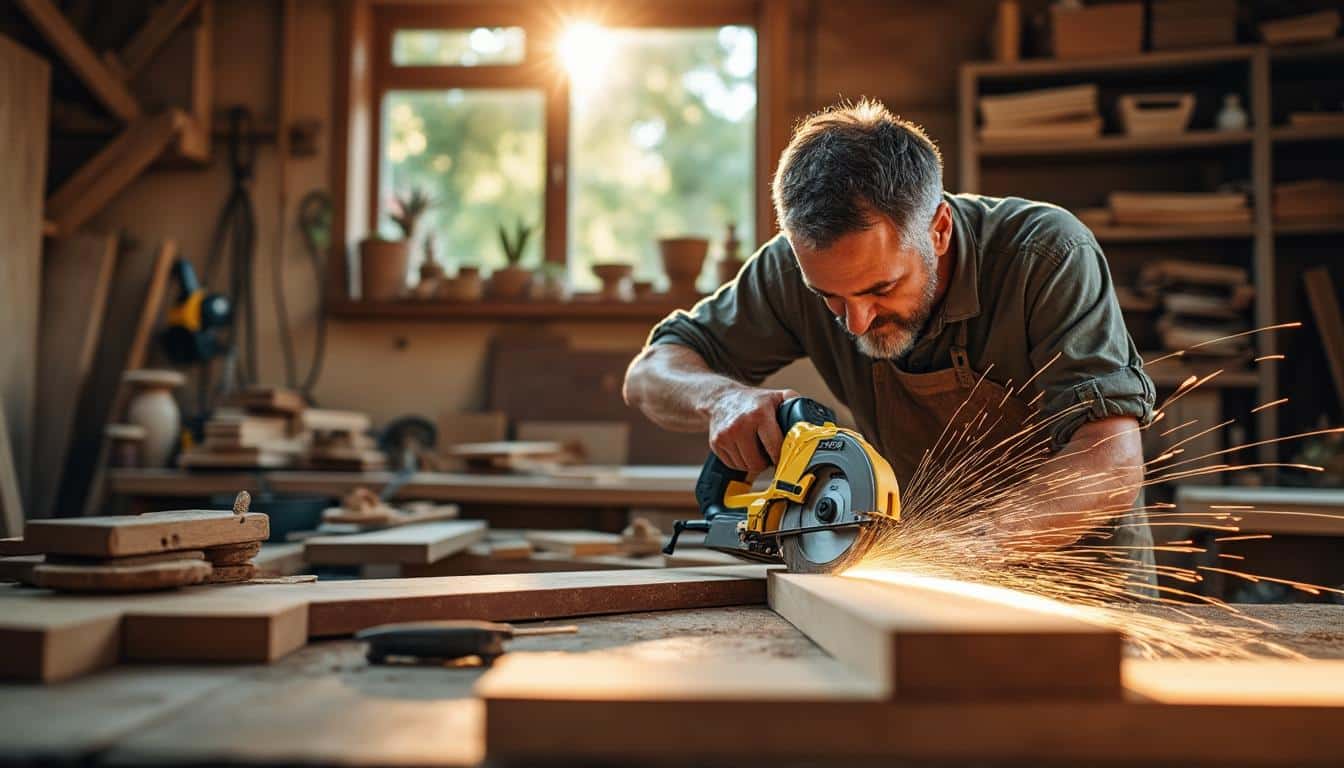 Illustration: Pourquoi opter pour la scie circulaire Festool TS 55 dans vos projets de coupe ?