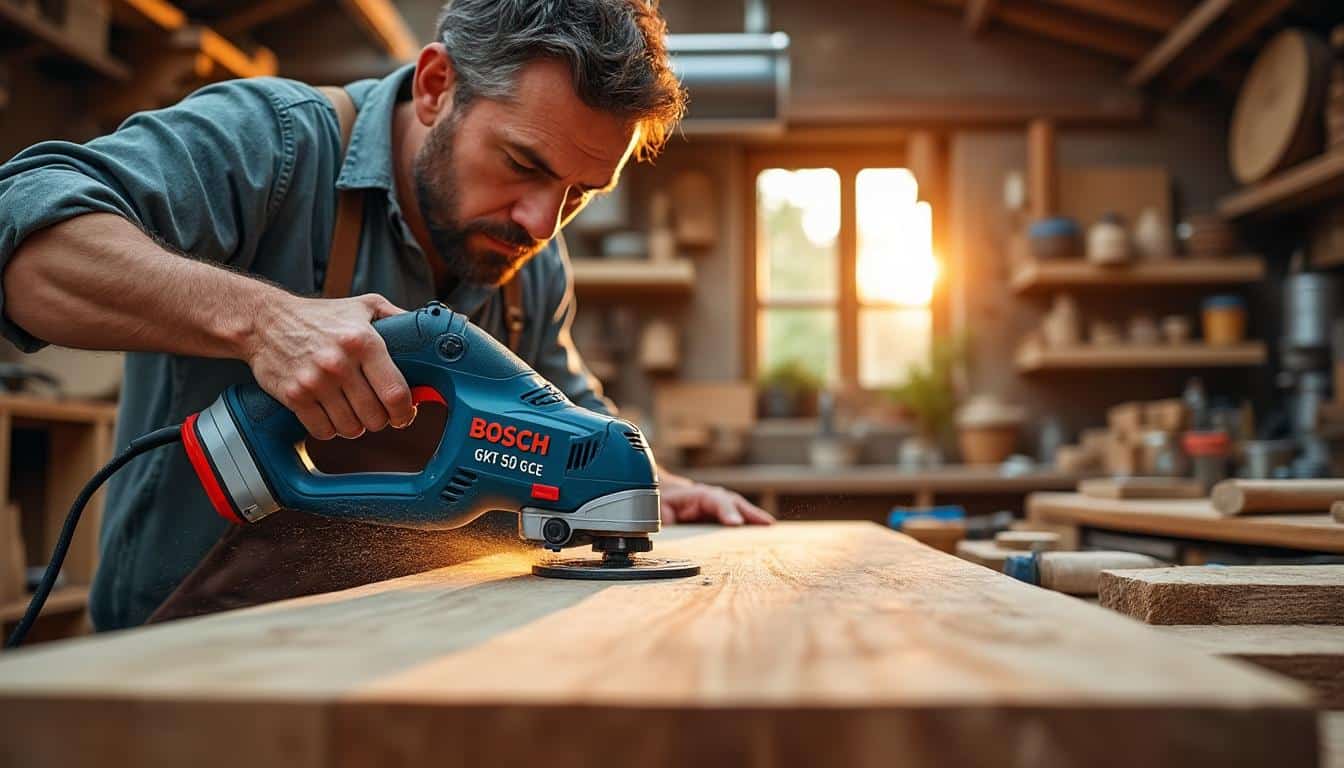 Illustration: Découvrir les atouts de la scie plongeante Bosch GKT 55 GCE
