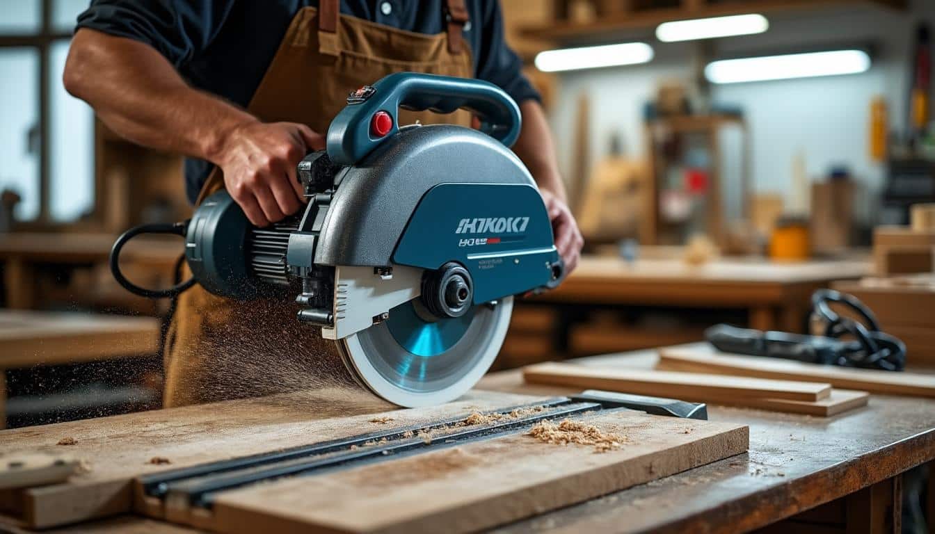 Illustration: Les données techniques incontournables de la scie plongeante Hikoki