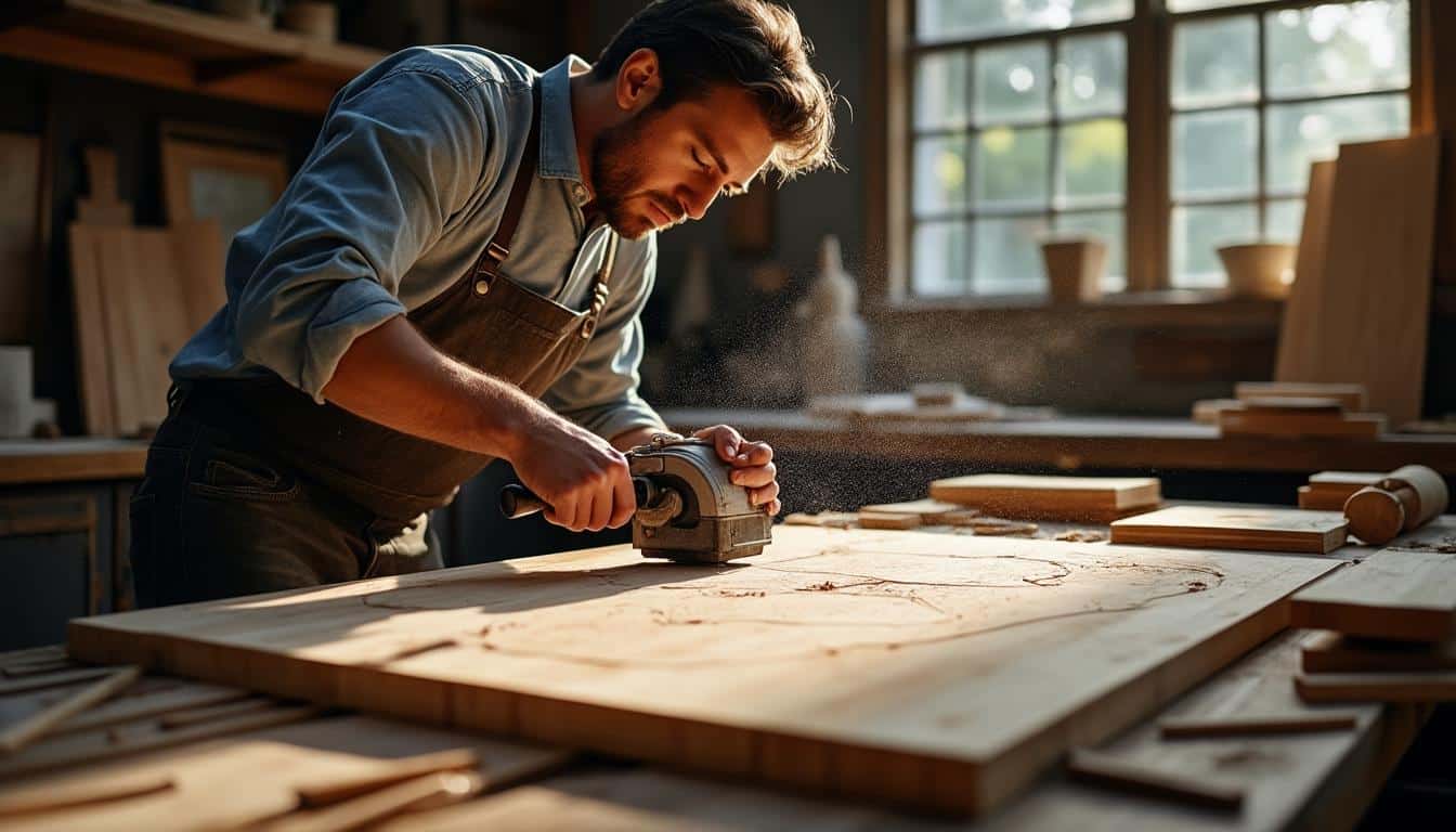 Illustration: Comprendre l’utilité et les spécificités de la scie sur plateau