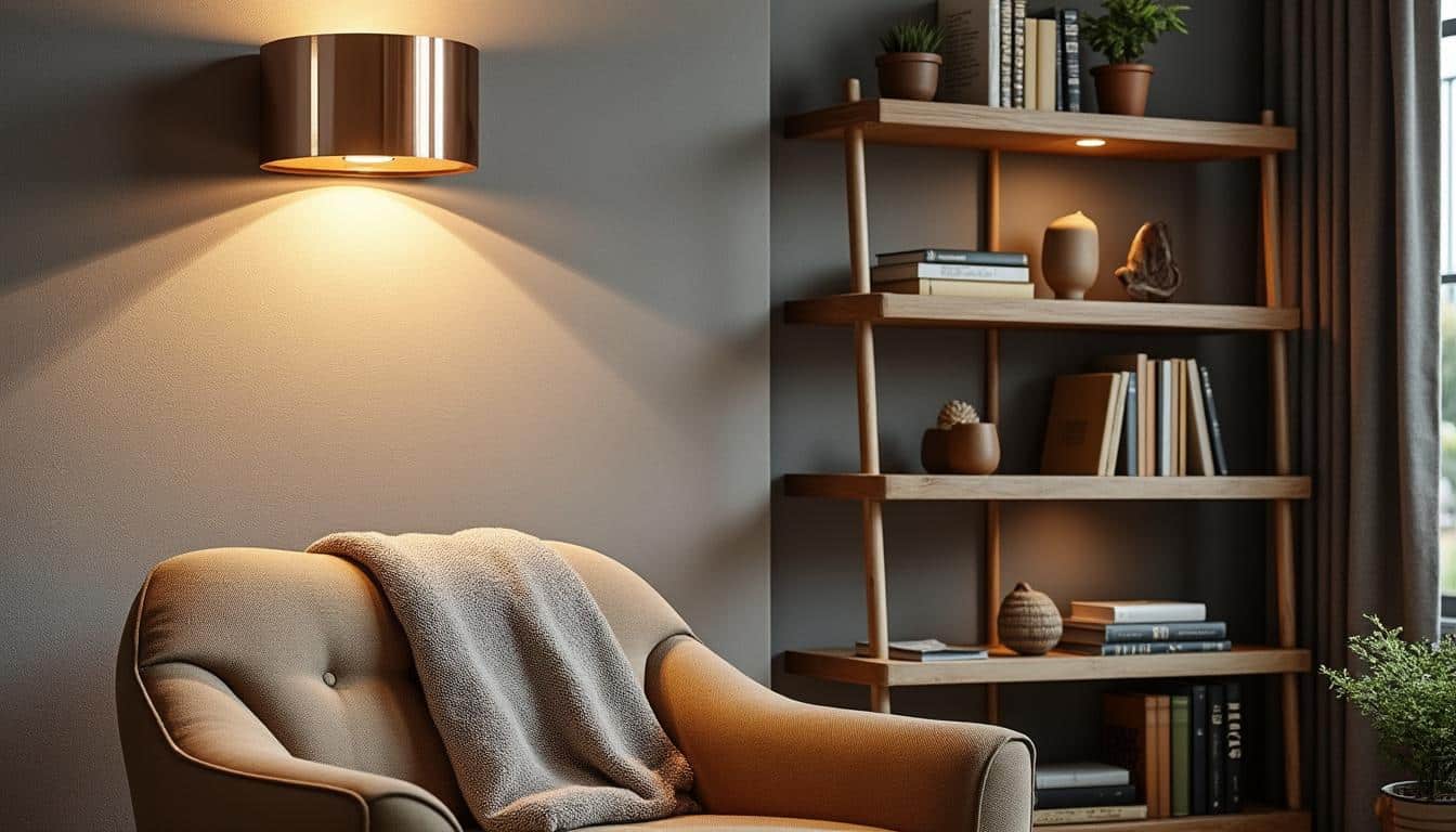 Applique murale déportée : design modulable et ambiance chaleureuse