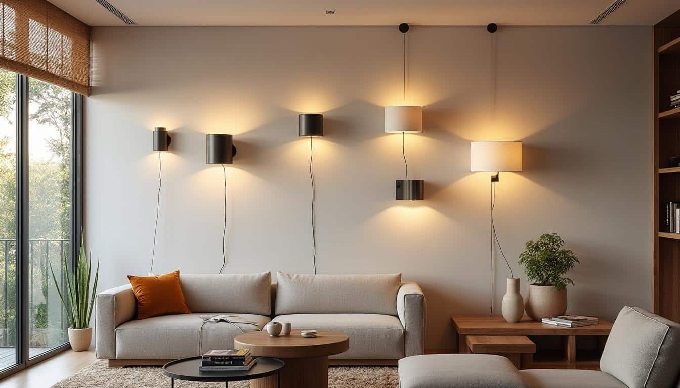 Illustration: Les matériaux et caractéristiques techniques des luminaires muraux filaires