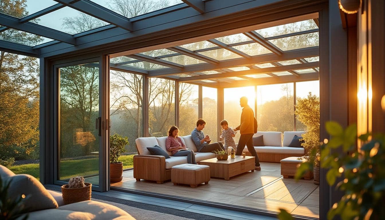 Illustration: Comprendre les modèles et structures pour une véranda confortable