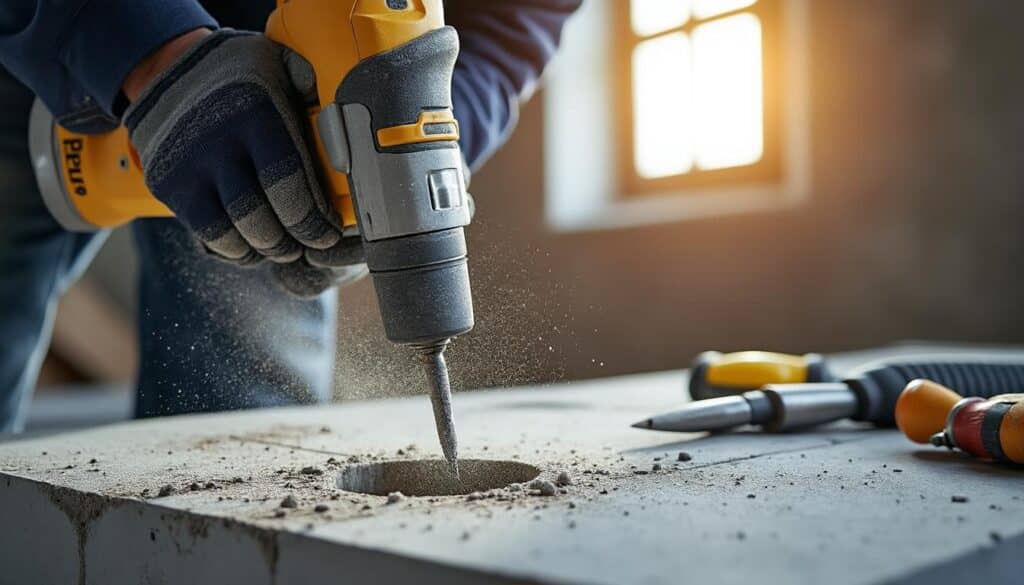 Fixer dans un parpaing creux : guide complet pour une fixation solide