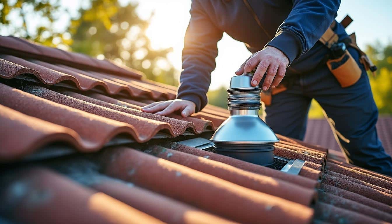 Illustration: Comprendre l’importance des éléments d’évacuation en toiture pour la ventilation mécanique contrôlée