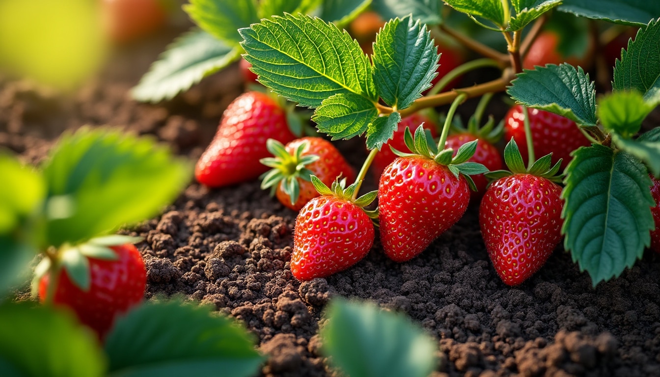 Illustration: Comprendre le rôle des éléments nutritifs dans un engrais pour fraisier