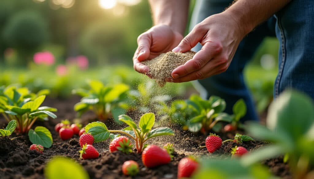 Engrais du fraisier NPK : guide pour une récolte abondante