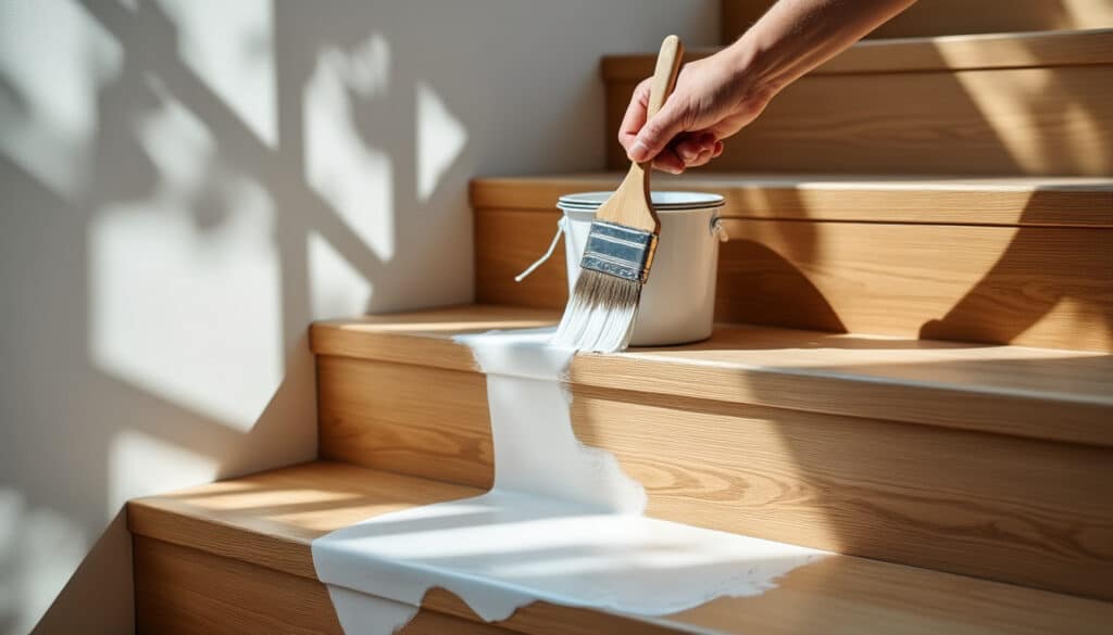 Peinture du bois de l’escalier : guide pour une rénovation réussie